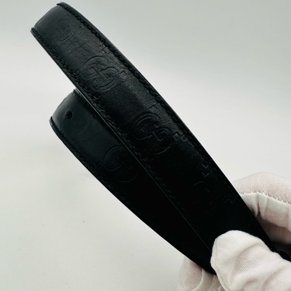 Gucci Guccissima Gold Buckle Belt - Picture 8 of 8